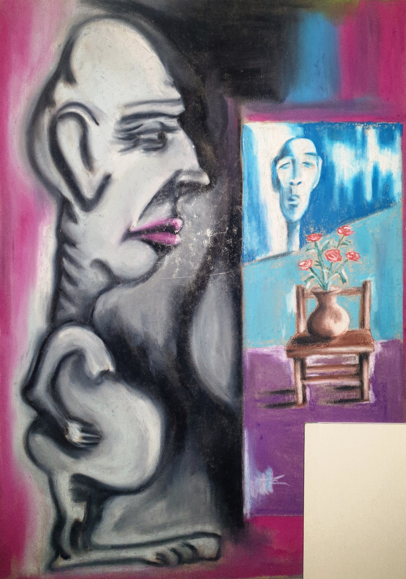 sr antónio2 (pastel sobre cartão)